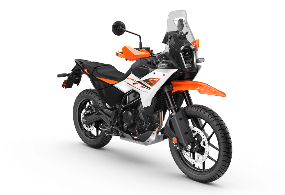 PHO_BIKE_90_REVO_Travel-KTM-2025-390-adventure-x-white-us-right-front-view-studio-image_#SALL_#AEPI_#V1